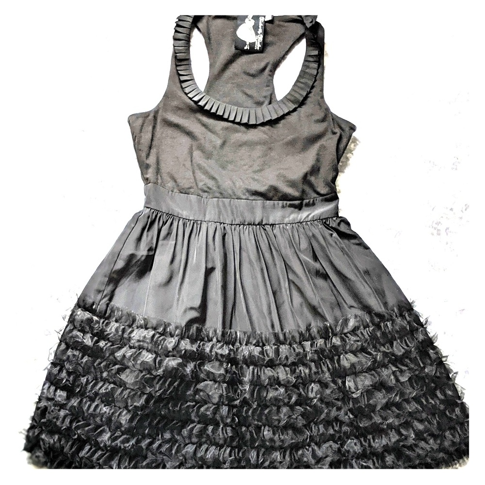 XS LBD Racerback mini cocktail club short dress